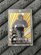 WYATT LANGFORD 2023 Bowman Chrome Draft Stained Glass #BGA-3 TEXAS RANGERS