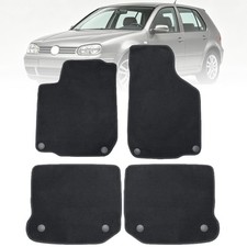 Waterproof All Weather Black Floor Mats Full Set Vw Golf Jetta Mk4 1999-2005 Waterproof All Weather Black Floor Mats Full Set Vw Golf Jetta Mk4 1999-2005