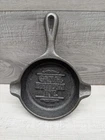 Vintage Wagner Ware Cast Iron Skillet Ashtray or Spoon Rest  4" Sidney, Ohio