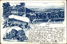 Litho Dubí Eichwald Region Aussig, Schloss Doppelburg,... - 4106458