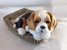 Beagle Dog, Realistic, Lifelike Stuffed Interactive Nodding Pet Toy, Companio...