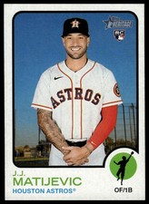 J.J. Matijevic 2022 Topps Heritage #561 RC Houston Astros Rookie