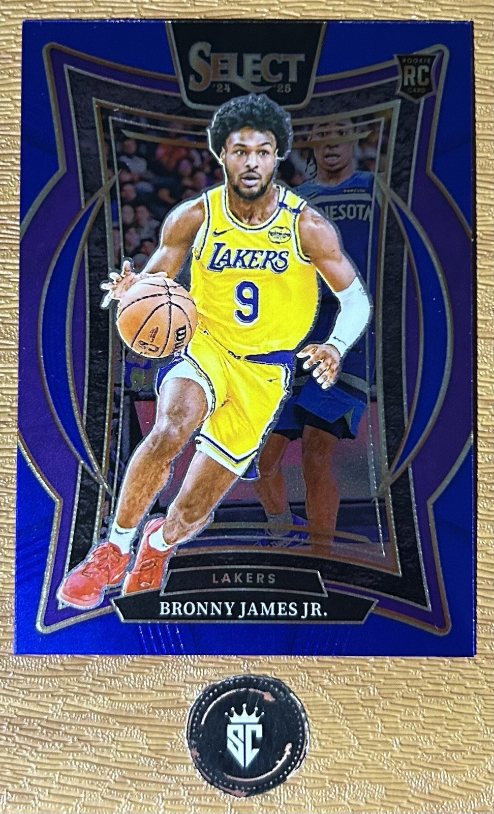 Bronny James Jr. 2024-25 Panini Select Concourse Retail Blue Rookie #90