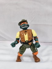 Vintage 1995 TMNT  Mikey Michaelangelo Adventure Safari Figure Ninja Turtle