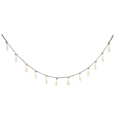 Ganz Holiday Decorations, Tassels with Jingle Bells Garland, 72 Inches