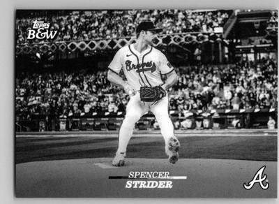2024 Topps Black & White Baseball- Spencer Strider