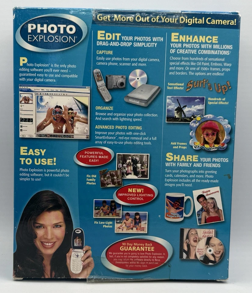 Nova Photo Explosion Deluxe Version 2 Windows XP, 2000 ME 98 Photo Edit Software - Image 3 of 4