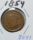 Photo of a 1854-P Large Cent from an eBay listing that sold on Jul 20, 2026