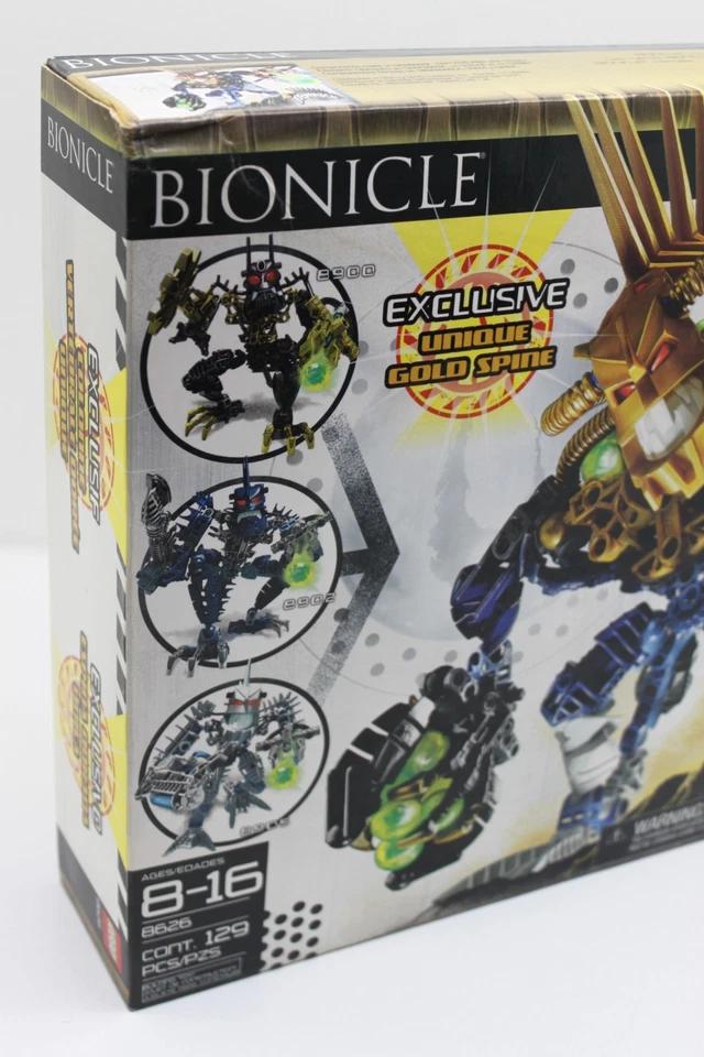 New In Sealed Box RARE LEGO BIONICLE: Irnakk (Item# 8626) - Image 2 of 4