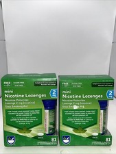 2x Rite Aid 2mg Mint Nicotine Lozenge 81 Pieces Exp 1/31/26