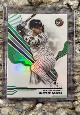 2024 Topps Pristine Gleyber Torres #154 Green Refractor #36/150 NY Yankees