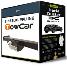 Starre Anhängerkupplung für DACIA Duster 13-18 I Phase 2 Typ HS_ TowCar NEU