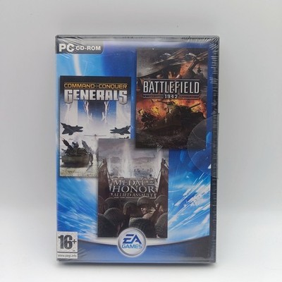 Command & Conquer Generals, Battlefield 1942, Medla Of Honor Allied Assault PC