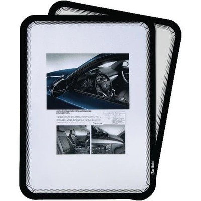 Documenthouder Djois Tview Magneto A4 zwart pak 2 stuks