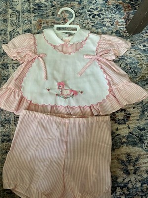 vintage baby girl outfit 3-6 months