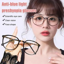 Men's and Women's Ultra Light Anti Blue Light Retro Reading Glasses Fashionable