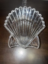 WATERFORD Marquis NAUTIC SHELL BOWL, 6 1/2", Cut Crystal, SLOVENIA