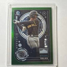 2024 Bowman - Bowman AI Green Refractor #BAI-14 Ethan Salas 19/ 99 (RC)