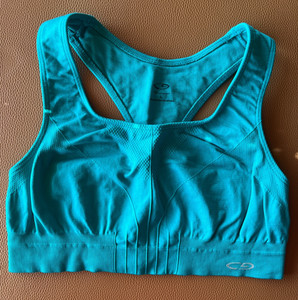 Champion Teal Soft Wireless Racerback Sports Bra Size Large