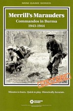 Decision Games Merrill's Marauders Commandos in Burma Mini Game Series