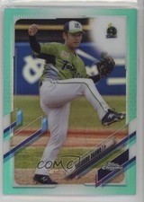2021 Chrome NPB Nippon Professional Baseball Aqua Refractor Yasuhiro Ogawa sv2