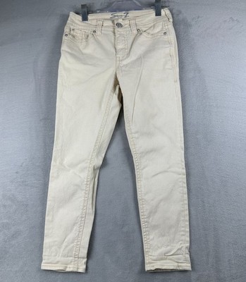Seven7 Skinny Jeans Starlette Crop Womens Size 6 Mid Rise Denim Stretch Tan
