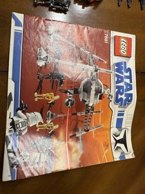 LEGO Star Wars: Separatist Spider Droid (7681) 100% Complete RARE Commander Fox