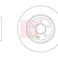 Mercedes A-Klasse Sal V177 2018 Bremsscheibe Vorne (1 StüCk) DSK3431