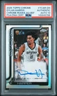 Dylan Harper 2025 Topps Chrome Rookie Autographs Au-Ref- PSA Authentic/Auto 10