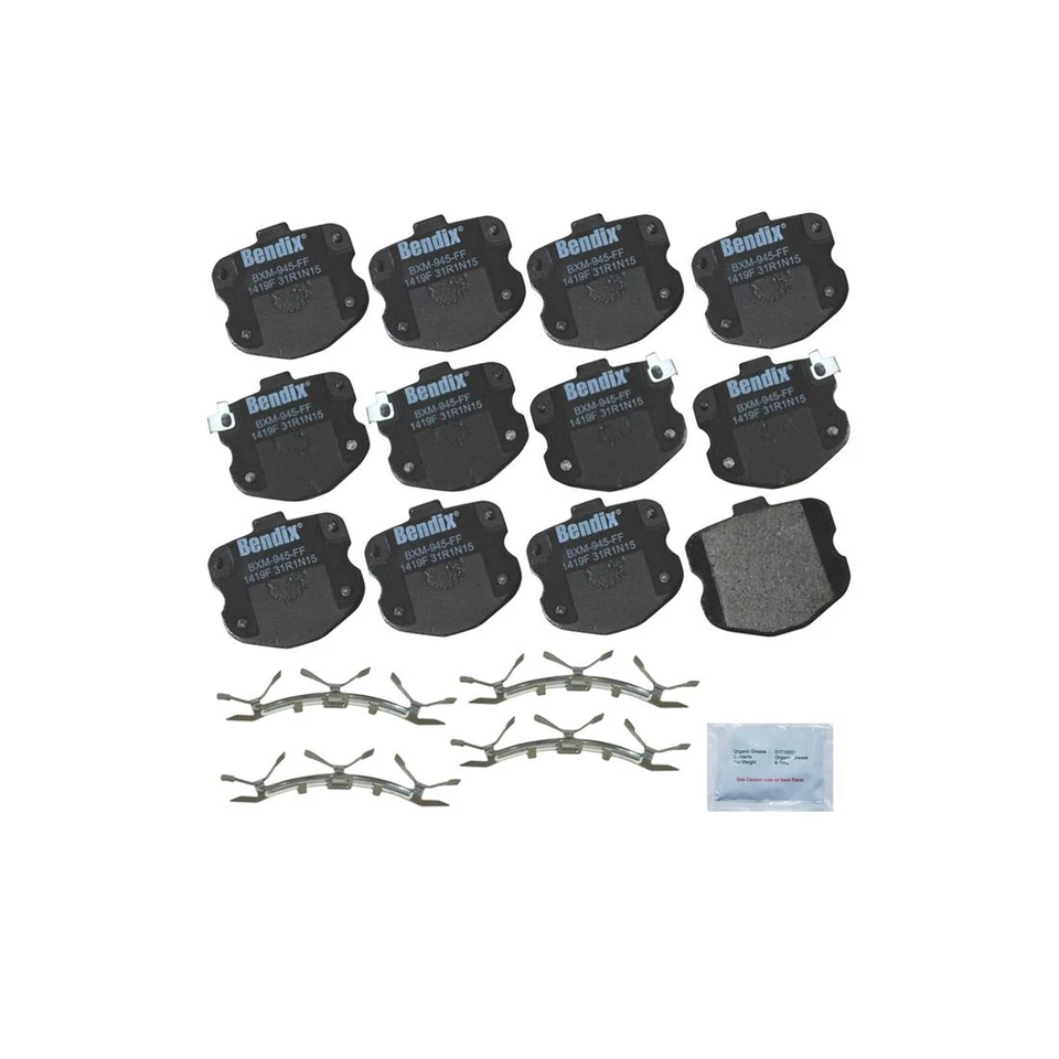 Juego de 2 pastillas de freno de disco delanteras traseras para Chevrolet Corvette 2010~2013 Foto 4 de 4