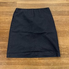 Ann Taylor gray knee length lightweight pencil skirt size 6 b45