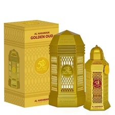 Al Haramain Unisex 50 Years Golden Oudh EDP 3.4 oz Fragrances 6291106811599