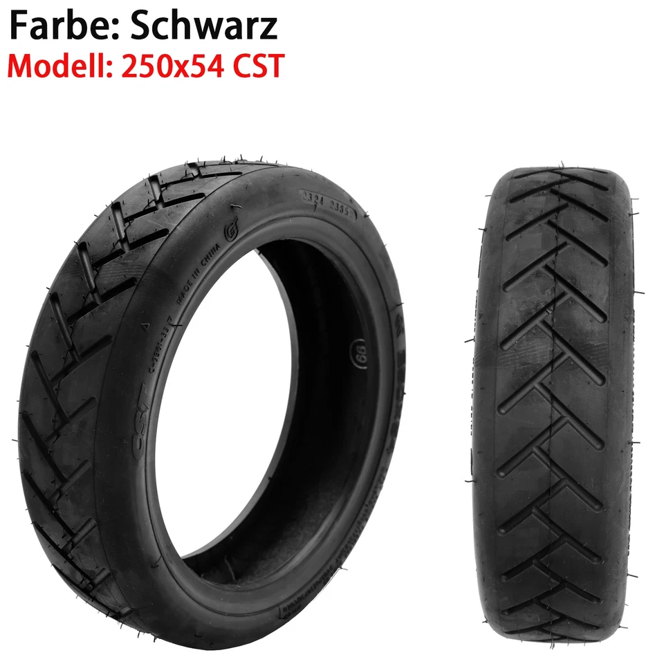 Reifen Tubeless mit Gelschicht Ventil CST 250x54 Für Xiaomi Mi 4 Pro OEM Ersatz - Bild 2 von 4