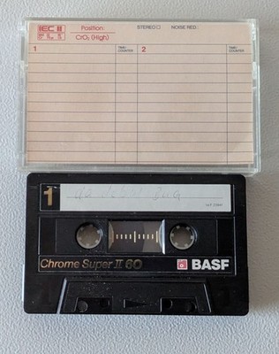 BASF Chrome Super II 60 MC Kassette - Leerkassette