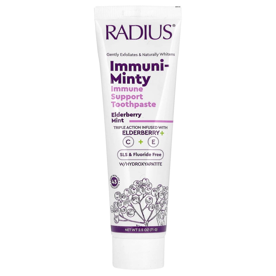 Immuni-Minty, Immune Support Toothpaste, Elderberry Mint, 2.5 oz (71 g)