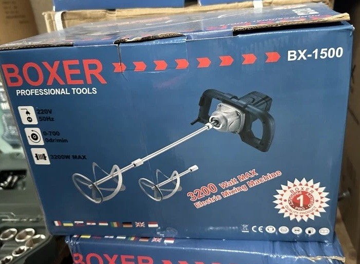 Foto 2 von Boxer BX-1500 Elektrisches Rührwerk Mischgerät 3200W Farbrührer Mörtelmischer