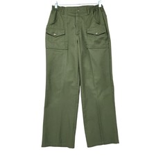 Vtg Boy Scouts of America Pants 33L Men Green Official Uniform Cargo Vintage USA