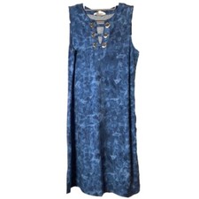 NEW MICHAEL KORS SCOOP KEY NECK PULLOVER TRUE NAVY DRESS SIZE XS