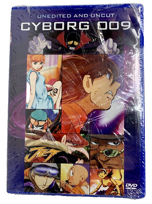 Cyborg 009 DVD Uncut and Unedited 2004 2-Disc Set Widescreen Sealed Plastic cut