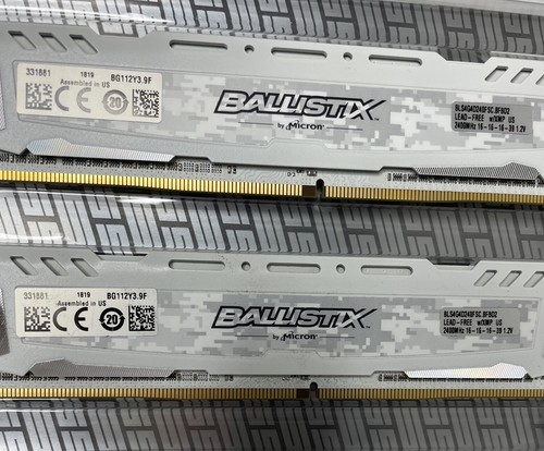 Ballistix Sport 8GB (2 X 4GB) DIMM (DDR4-2400) Memory RAM - Picture 4 of 4
