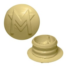 Bouchon de fourche - Mobylette / Motobécane - beige / crème