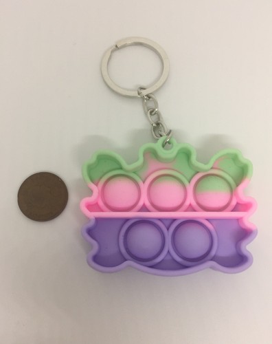 pop it fidget toy Pastel Rainbow Crab 