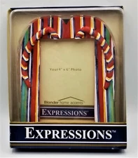 4 x 6 Expressions Blonder Home Accents Beach Party Hand Painted Picture Frame OS