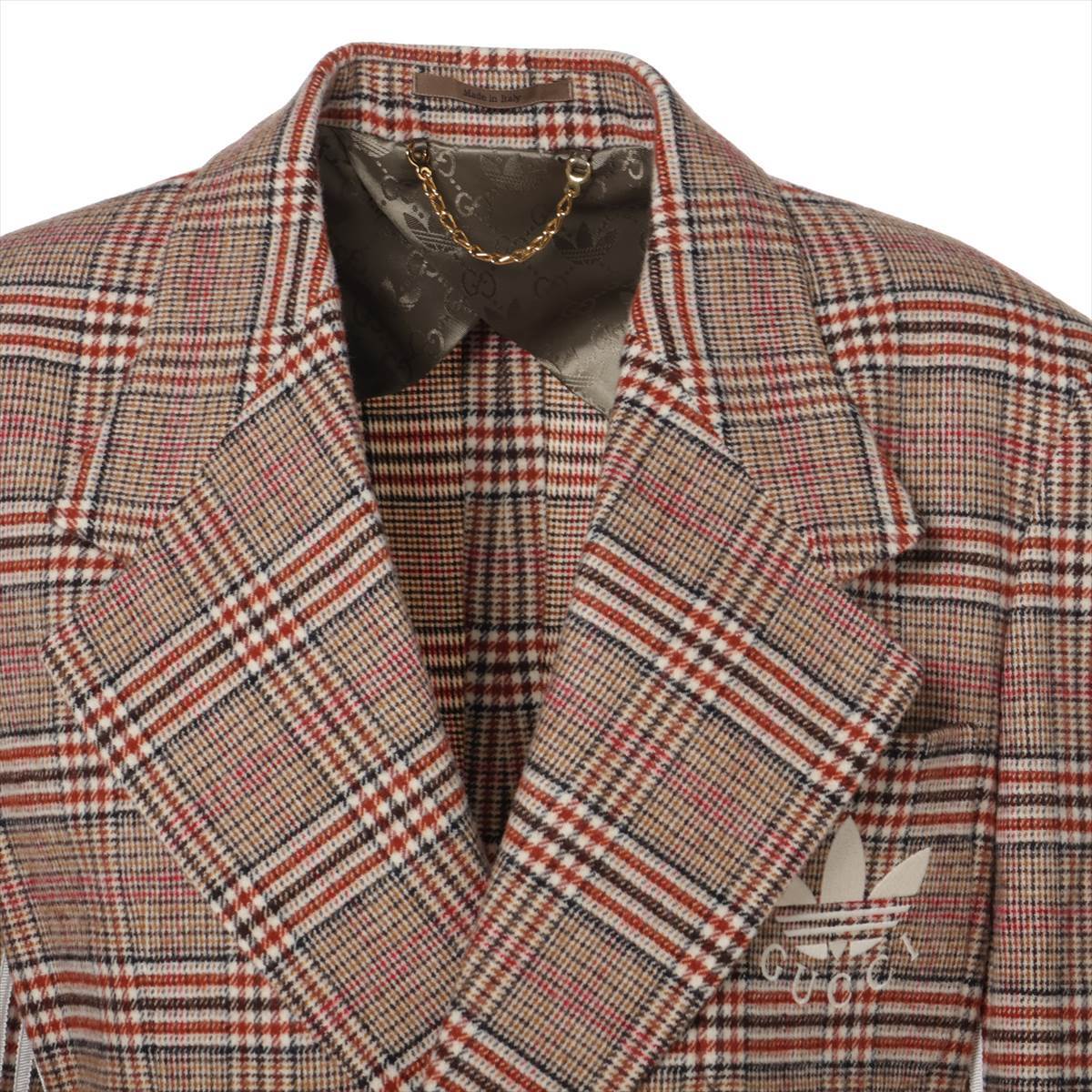 Gucci x Adidas wool x rayon Tailored Jacket 44 Men's Red x Gucci x Adidas wool x rayon Tailored Jacket 44 Men's Red x