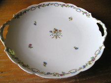 PORCELAINE de LIMOGES-  PLAT à TARTE - maisons VIGNAUD- PAULHAT
