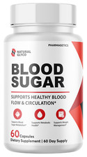 Natural Glyco Blood Sugar Health Support Formula - 60 Capsules Official
