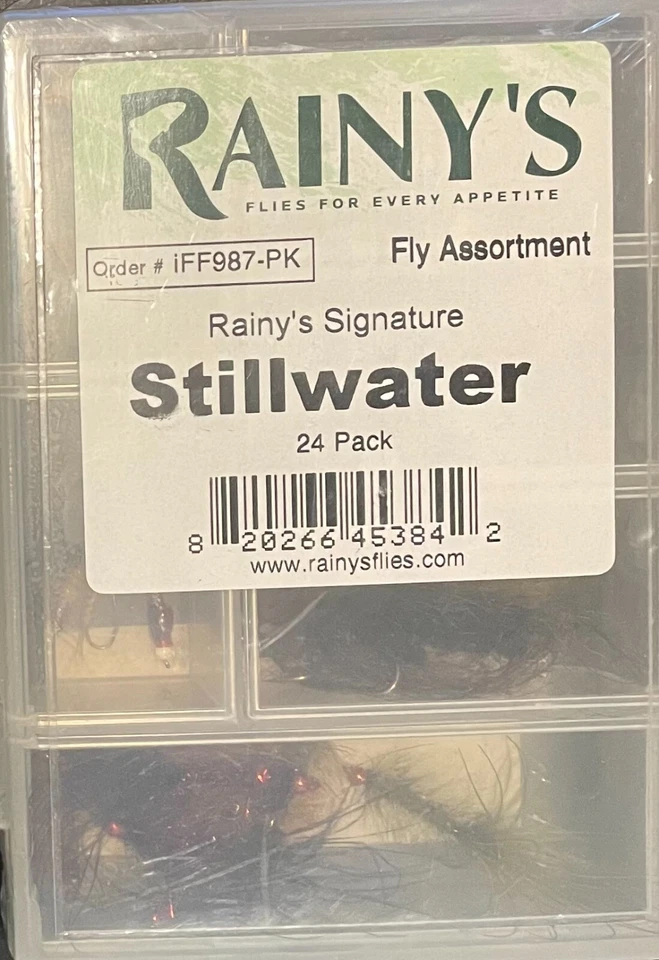 Rainy's Signature Stillwater Fly Surtido 24 piezas con caja divisoria de plástico Foto 2 de 2