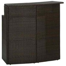 Garten Bartisch Poly Rattan Stehtisch Gartentheke mehrere Auswhal vidaXL