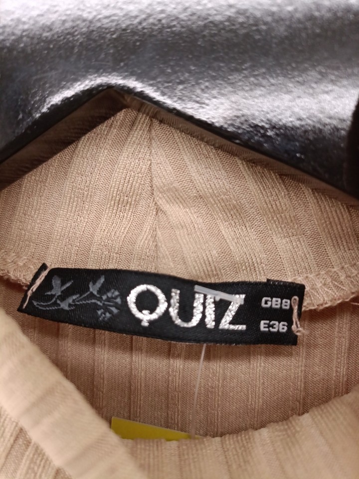 Quiz Women's Blouse UK 8 Brown Polyester with Elastane Basic eBay
