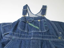 Key Men's Bib Overall Size Tag 34x30) 100% Cotton Made in the USA